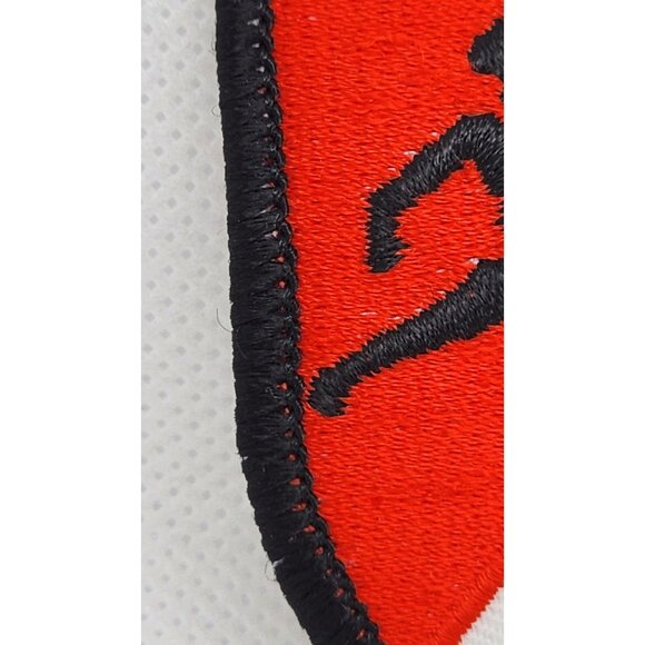 Stallion Shield Patch – Black, Red, and White Hat or Lapel Accessory - Picture 4 of 7